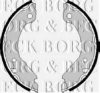 BORG & BECK BBS6134 Brake Shoe Set